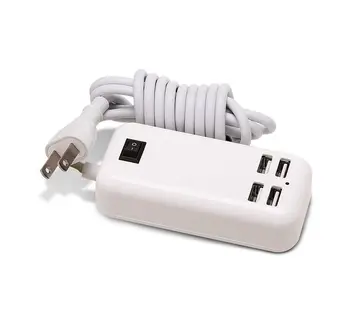 Power Strip Smart USB Oplader 12 4 Porte + 60 W 15W OS EU ' s Charge Plug Adapter Til iphone, iPad, Samsung, Huawei HTC Tablet Opladning