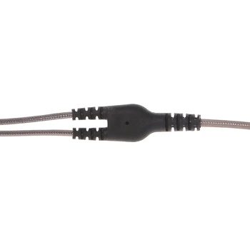 3.5 mm Hovedtelefon Kabel-Aftagelig MMCX Ledning Med MIKROFON Til Shure SE215 SE425 UE900 PXPA