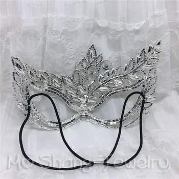 Bryllup Maskerade Crystal Mask Perfekt til Proms, Quinceaneras, Halloween, Venetiansk Karneval, Mardi Gras, polterarbend