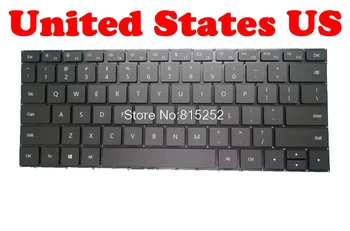 Bærbar Baggrundsbelyst Tastatur Til HUAWEI MateBook NbB-WAH9P NbB-WAH9 NbB-WAE9P Nbl-WAP9HNR Usa US/SP spansk/TR/HU Sort