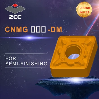 Cnc skær 10stk/masse CNMG1606 DM-belagt hårdmetal dreje skær til stål /rustfrit stål til semi-finshing