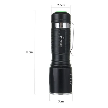 XANES 1201 T6 2000LM 5modes Zoomable LED Lommelygte 18650/AAA Vandtæt til Camping Fakkel Lanterne Lampe Spotlight Bærbare