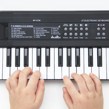 54 Centrale Klaver Keyboard Bærbare Mini Kids Elektrisk Keyboard med Dobbelt Strømforsyning og Mini Mikrofon for Begyndere C44