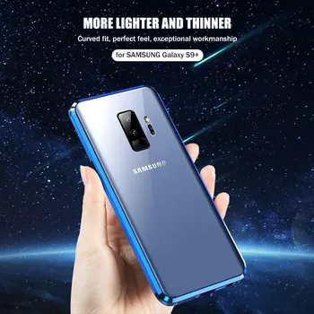 360 Beskyttende Privatliv Magnetisk Glas Tilfældet for Samsung Galaxy S8 S9 S10 S20 Plus Note 20 10 9 8 Ultra A50 70 A51 A71 Magnet Sag