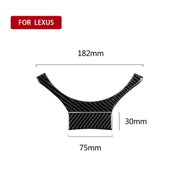 2stk Carbon Fiber Rattet dekorere Klistermærker Til LEXUS IS250 IS350 2013-2017 Bil Styling Bære forebyggelse Tilbehør