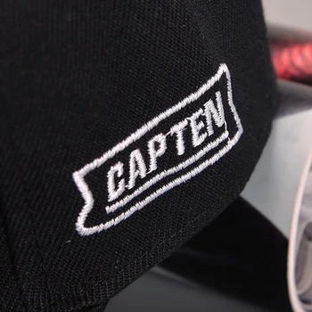 2018 Nye Mænd Kvinder BROOKLYN Breve Solid Farve Patch Baseball Cap Hip Hop Caps, Læder solhat Snapback Hatte