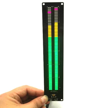 AS60 Dual-Channel-LED Digital Musik Spektrum o Sound Level-Displayet gør det selv Kit