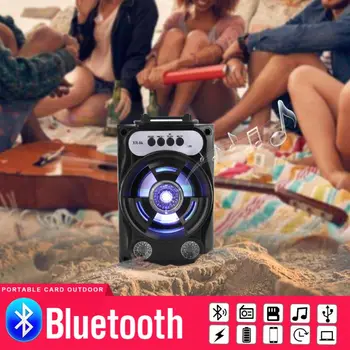Stor Størrelse Bluetooth Højttaler Trådløse lydsystem Bas, Stereo, med LED Lys B85A