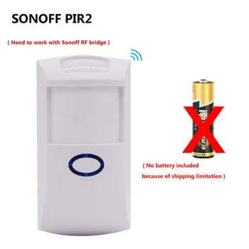 5pcs Smart Home Alarm Sikkerhed Sonoff PIR2 433Mhz RF-PIR-bevægelsesføler Trådløse System til Automatisering af arbejdet med sonoff rf-bro