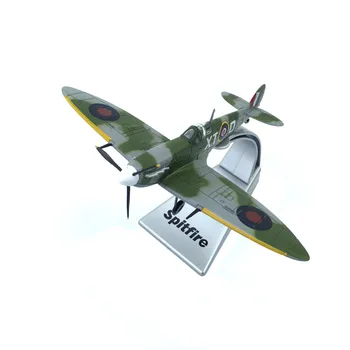 1:72 Fly Model Spitfire Anden Verdenskrig Simulering af Metal og Plast Jagerfly Legetøj