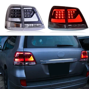 Bil LED baglygte Baglygte Til Toyota Land Cruiser 200 FJ200 LC200 2008 - tågebaglygte + Bremser + Reverse + blinklys