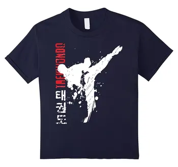 2019 Hot Salg Bomuld Taekwondo Martial Ariter TShirt Sommer T-Shirt Sommer T-Shirt