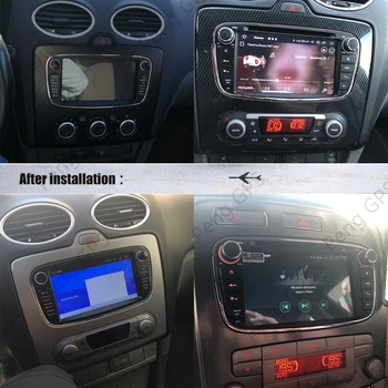 4+128GB Android 10 screen Bil Multimedia DVD-Afspiller til Ford sort Mondeo 2008-2011 GPS Navi Auto Audio Radio Stereo Head unit