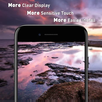 Grade AAA-LCD-Skærm Til iPhone 4, 4S, 5 5C 5s SE LCD-Touch Skærm Til iPhone 6 6S 7 8 Plus X 3D+Hærdet Glas+Sag+Vandtæt