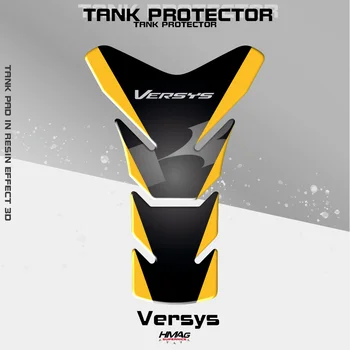 Kawasaki Versys 600 X300 1000 Motorcykel 3D Gas fyringsolie Tank Cap Cover Pad Beskytter Mærkater Mærkat