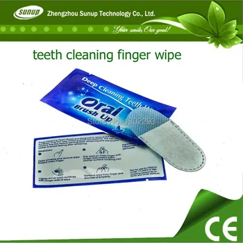 Klinik bruge quick clean tænder professionel tænder klude finger børste bedste blegning af tænder med mynte sukker