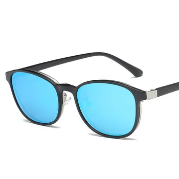 Polariseret Magnetiske Solbriller med Klip Kvinder Mænd Classic Spejl UV400 Briller 2018 Varme Nuancer oculos de sol feminino