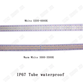 IP67 vandtæt Rør 480 12V 24V LED strip 2835 SMD 2400 Led diode bånd Fleksibel PCB lys LED Strip LED-tape Hvid Varm Hvid