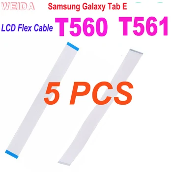 5 STK T560 LCD-Flex Kabel Stik Bundkort Kabel Erstatning Til Samsung Galaxy Tab E T560 SM-T560 T561 LCD-Tv med Kabelkanaler,