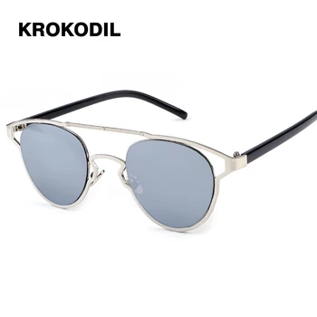 Vintage Runde Retro Solbriller Kvinder Mænd brand designer Briller Gradient UV400 linse solbriller Point Oculos gafas de sol 10517