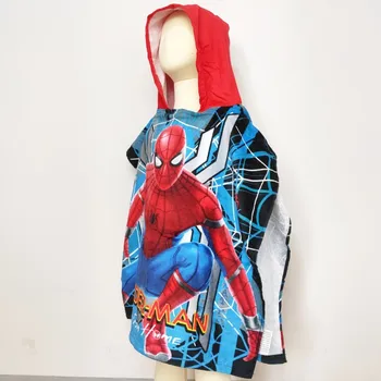 Disney Tegnefilm Avengers Captian America, Spiderman Baby Hætteklædte Håndklæder 95 Mc Queen Biler Frosne Strand Håndklæde 60X120cm Hot Salg