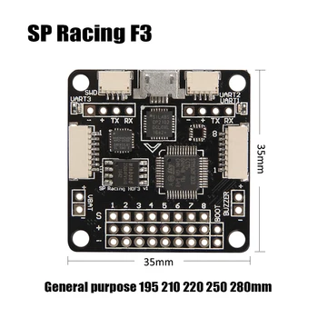 Feiying SP Racing F3 Pro Flight Control Controller til FPV 250 210 180 Quadcopter Acro/Deluxe-Version, der er bedre end CC3D Flip32