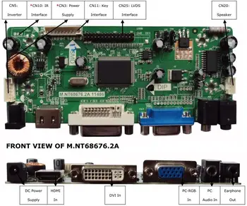 Latumab Nyt kit til N156HGE-L11 HDMI + DVI + VGA-LCD-LED LVDS Controller Board-Driver Gratis fragt