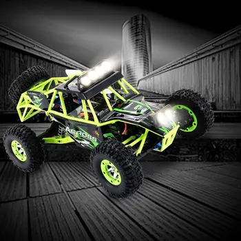 WLtoys 12427 2,4 G 1:12 4WD Crawler Fjernbetjening RC Bil Med LED Lys To Batteri Buggy Bilen med LED Lys