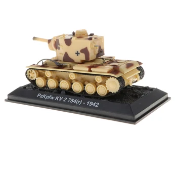 1/72 tyske Panzer KV-2 Tank WWII Tunge Hær Køretøj Model Legetøj til Børn Drenge