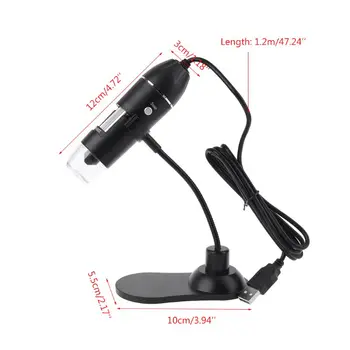 Digital USB-Mikroskop 1000X Forstørrelse Protable Endoskop Mikroskop med Stå B85C