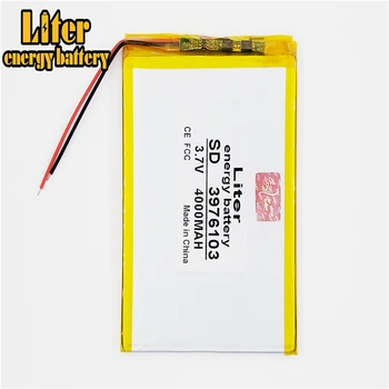 Polymer batteri, 9 inches tablet batteri indenlandske den indbyggede genopladelige batteri 3,7 v 4000mah 3976103