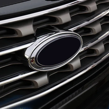 For Ford Explorer 2016 2017 ABS Chrome Foran Midten Gitter i Grill Ring Dække Trim 1STK Car-styling Tilbehør