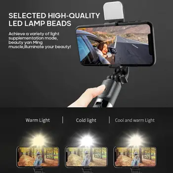 Selfie-Stick Stativ Legering Artefakt-Rod Foto-Holderen Kan Udvides Mystiker Remote-Kontrol Bluetooth Leve For Xiaomi IPhone Og Android