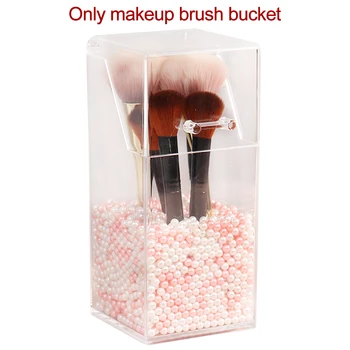 Akryl Makeup Børste Makeup Organizer Kosmetiske Indehaveren Læift Blyant Storage Container Gennemsigtig Storage Box Holder