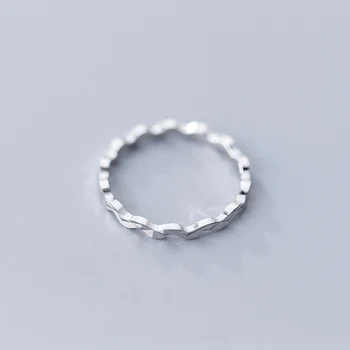 La Monada Blomst Bølge Sølv Ring Koreanske 925 Kvinder Fingerringe For Kvinder 925 Sølv Smykker Minimalistisk 925 Sølv Ring Kvindelige