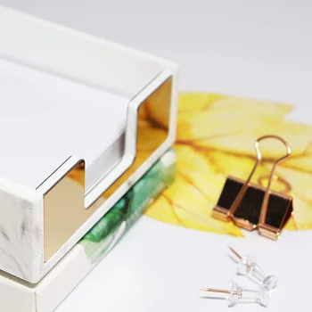 Sticky Note Indehaveren Memo Puder Mini Hæfteklammer Flyttefirma Aftrækker Værktøj, kontorartikler Indstillet til Skrivebord Tilbehør Organizer