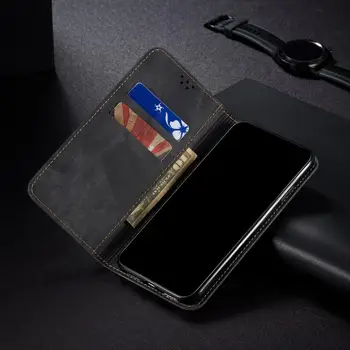 Magnetisk Flip Case Til Redmi 9A 9C 10X Note 9 9S Pro Max antal K30 Læder Tegnebog Stå Dækning for XiaoMi 10T Lite POCO X2 X3 NFC F2 C3