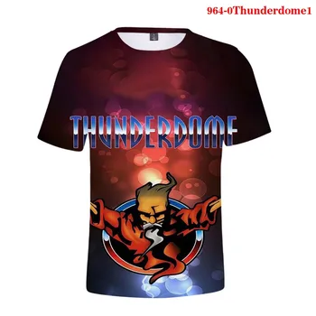 Mandlige Thunderdome 3D-T-Shirt Mænd Kort Ærme Hardcore Guiden Logo T-shirt Unisex Harajuku O-neck Tee Toppe Casual Tøj