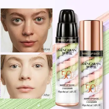40 ml Face Base Primer Fugtgivende Olie Kontrol Concealer Isolation Ansigt Lange Kvinder Multi-effekt Makeup Creme Lastingwhiteni W0H9