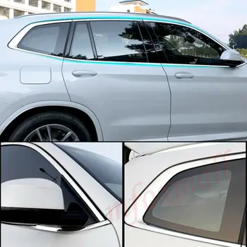 Chrome Weatherstripe Vindue Støbning Trim Tætning Bælte Dække Dele Passer Til BMW X3 G01 2018 2019 Accessoriese