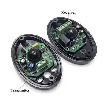 Enkelt Stråle Infrarød Stråling Detektor Automatiske Dør Lys Sensor Tyverialarm Enkelt Lys, Infrarød Alarm Detektor