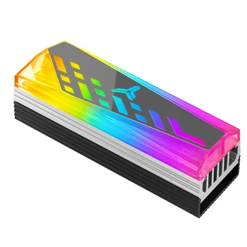 JONSBO SSD Heatsink ARGB M. 2 2280 SSD Heatsink Adresserbare RGB køleplade Køligere med Termiske Puder til NGFF M2 Solid State-Drev