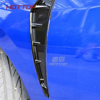 Carbon Blank Sort Side Klare Vent Air Wing Dække Trim Type R Side Luftskrue Dække Trim Fit For For Honda Civic 2016-2018