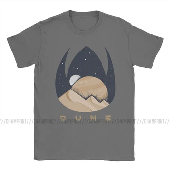 Dune Mænds T-Shirt Herbert Frank Arrakis Sandworm Science Fiction Sjove Tees Besætning Hals kortærmet T-Shirts Fødselsdag Gave Toppe
