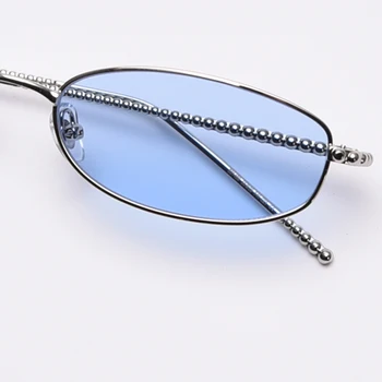 Peekaboo mandlige små solbriller kvinder square 2021 nye trendy full metal guld vintage briller til mænd uv400 sommer stil