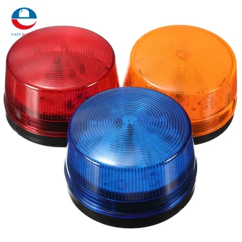 Høj Kvalitet Vandtæt 12V 120mA Sikkert Sikkerhed Alarm Strobe Signal Sikkerhed Advarsel Blå Rød Orange Blinkende LED-Lys