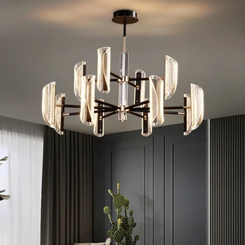 Moderne loft led loft lys stue, soveværelse led loft lampe til Restaurant køkken ophængning af lamper krystal Inventar