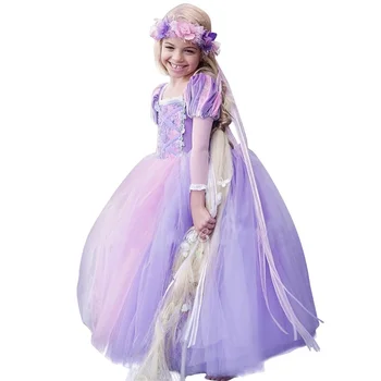 Fantasy Prinsesse Kostume Pige Prinsesse Kjole Børne Halloween Cosplay Kjole Bryllup Fødselsdag Kjoler vestido natal