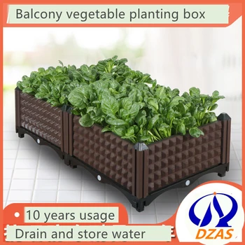 For Balkon Vokser Grøntsager og Urtepotter med Planter