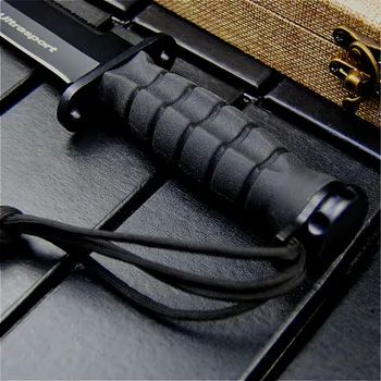SR G10 sort fiber håndtag taktiske lige kniv sort skarp jagt kniv dykning kniv + nylon bøsning
